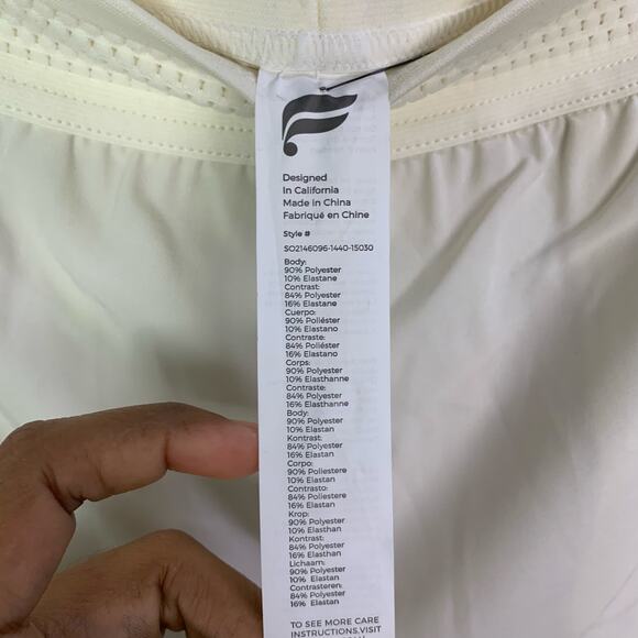 NWT Fabletics Men’s The 9” Fundamental Short Lined Athletic Workout Active Sz M - Picture 10 of 12